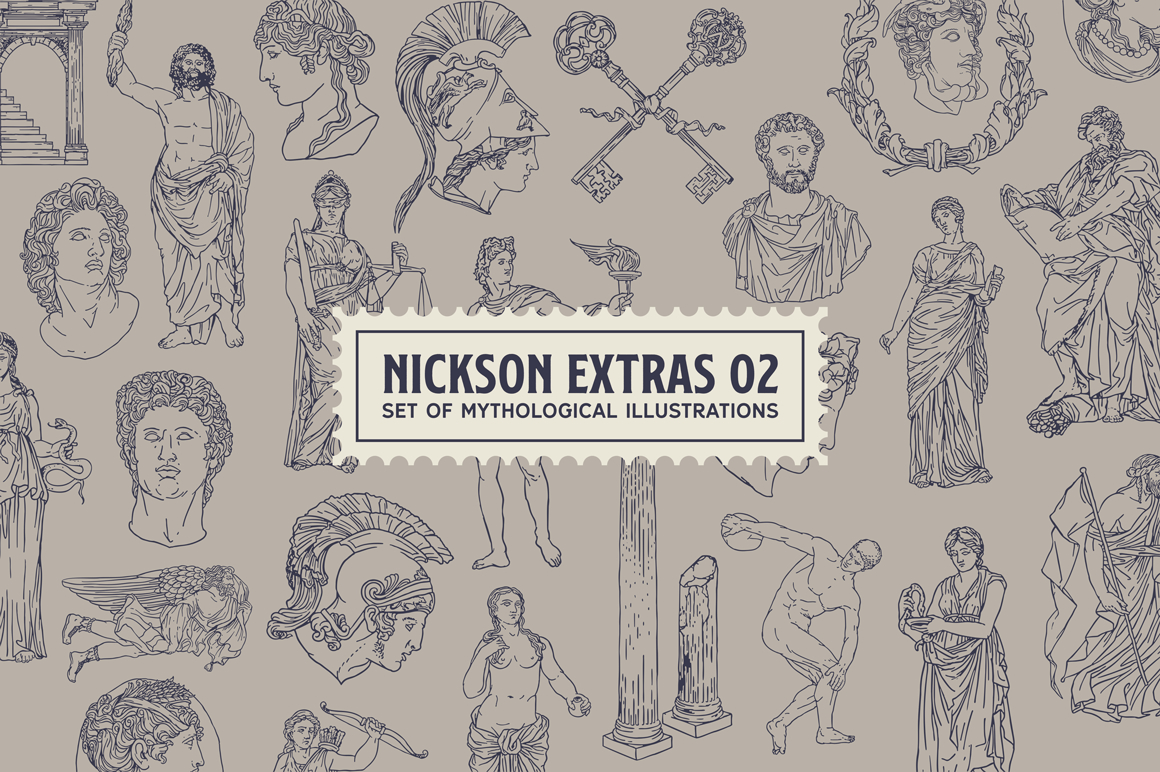 SS Nickson Font Bundle, a Font by Spencer  Sons Co.jpg