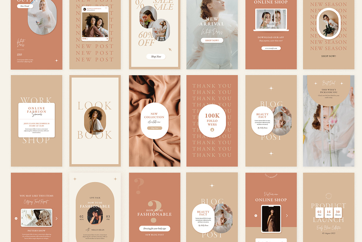 Alodie - Fashion Instagram Pack, a Social Media Te.jpg