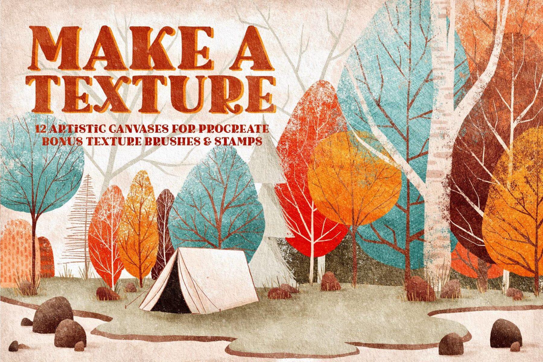 Make a Texture – Canvas Templates & Texture Brushes for Procreate