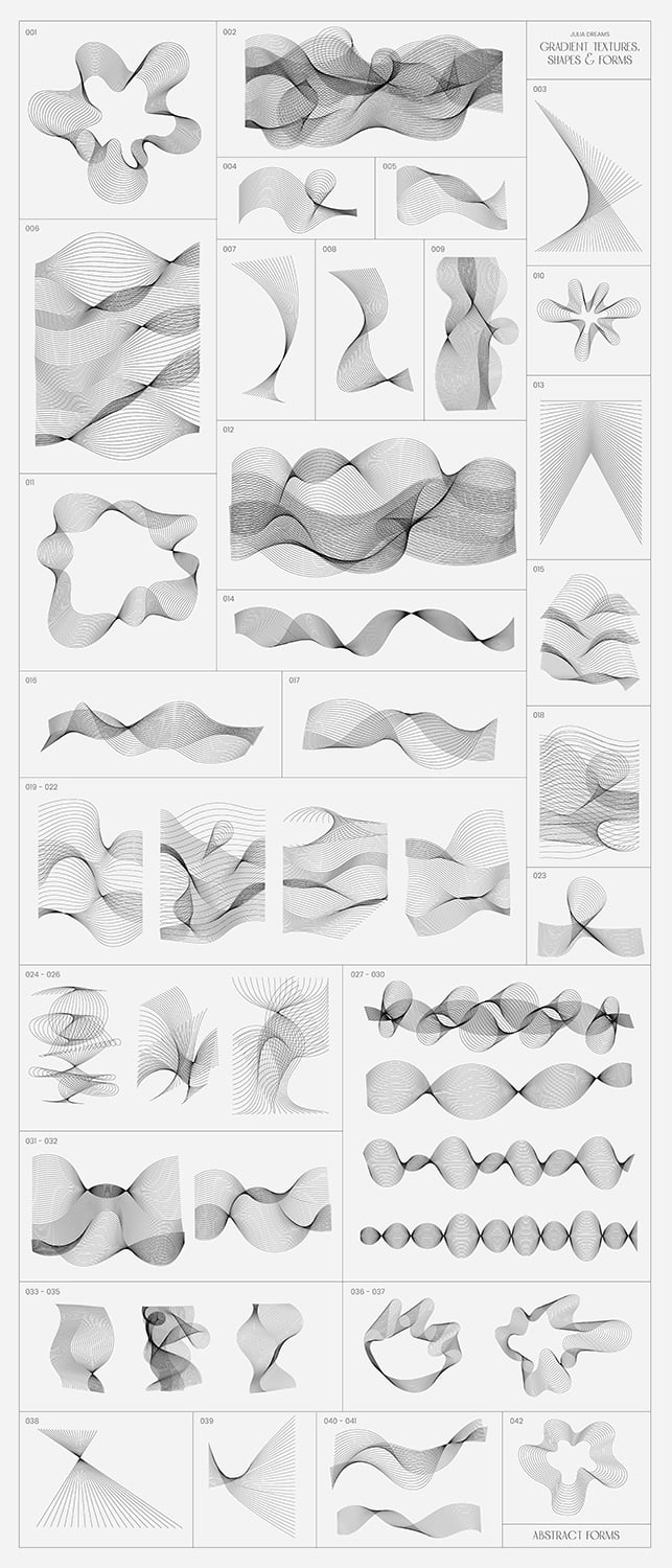 Gradient Textures Shapes 3D Objects Collection-09.jpg