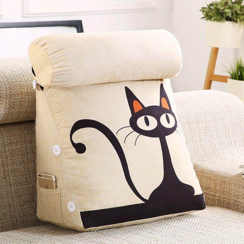 Sofa leaning on pillows Students Dormitory Bedside Nursing Waist Back Cushions Pregnant Women Backrest Can Be Detached Washable Single Tatami Floating Window Cushions