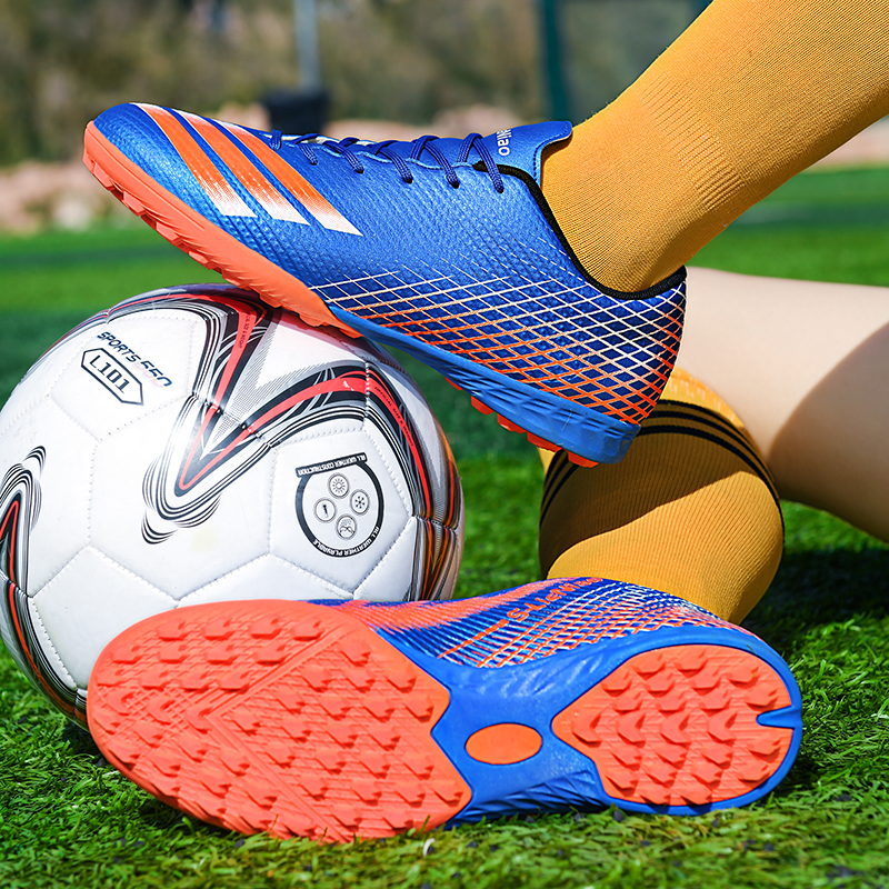 Children's football shoes boys and girls tf broken nail training shoes youth primary school students adult ag nail non-slip football shoes