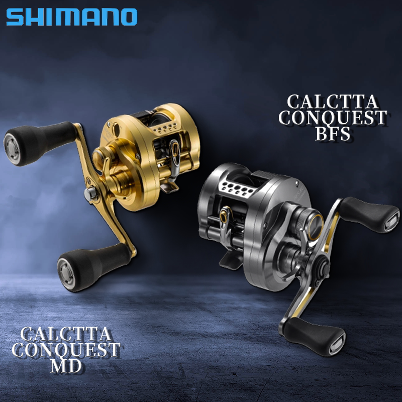Shimano Cq Drum Reel Calcutta Small Gold Reel 101Hg/200/300 Black Thunder Strong Long-Range Casting General-Purpose Bfs