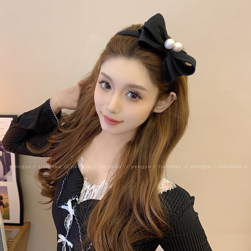 2025 New High-End Bow Headband, High-Ceiling Hair Volume Enhancement Headband, Cute New Hair Clip Hair Accessories