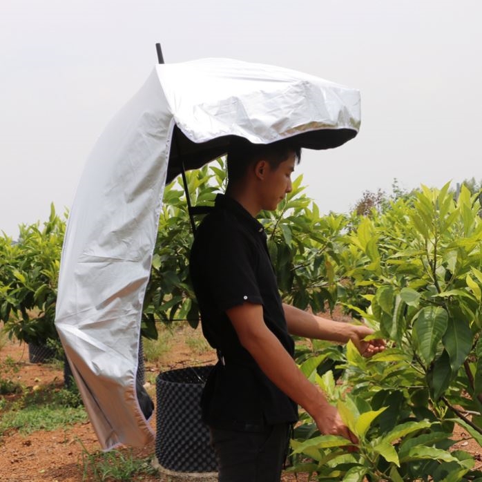 Outdoor Ultra-Light Umbrella That Can Be Carried on the Back, Sunshade Umbrella for Fishing, Sun Protection Umbrella for Cycling, Hands-Free Hiking