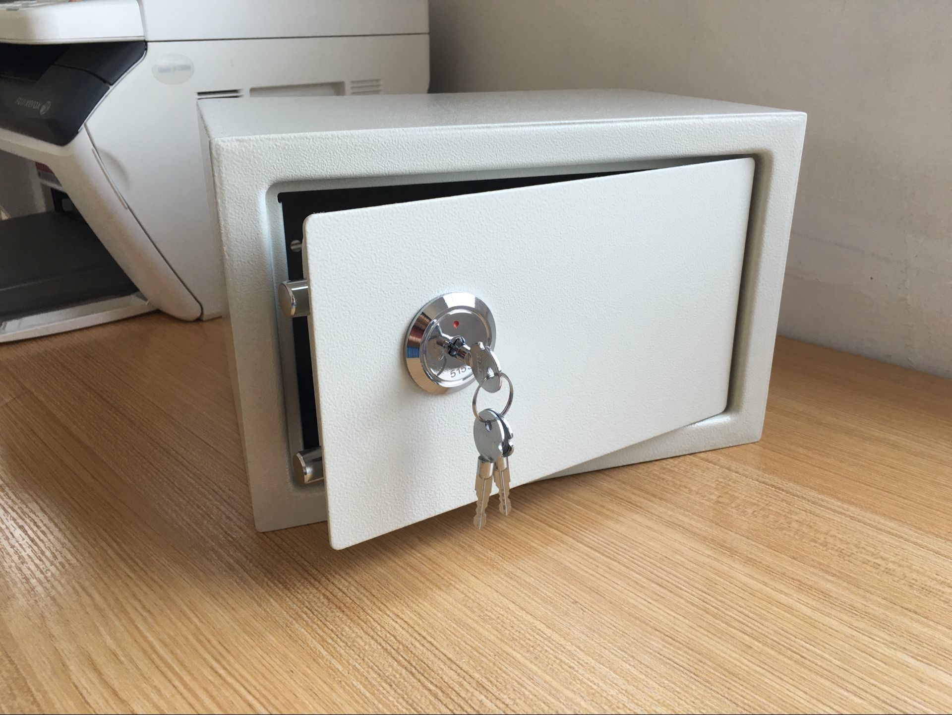 Wardrobe jewelry safe home anti-theft small pocket money password box safe 40cm mechanical lock small