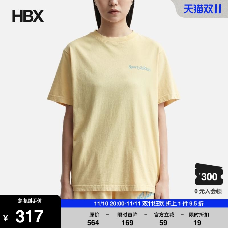 スポーティ&amp;リッチ Health Is Wealth Tシャツ 半袖Tシャツ レディース HBX