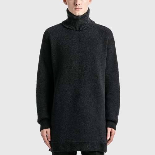 Off-white ™ Micro Bouclé Thint Turtleneck Свитер Свитер Человек HBX