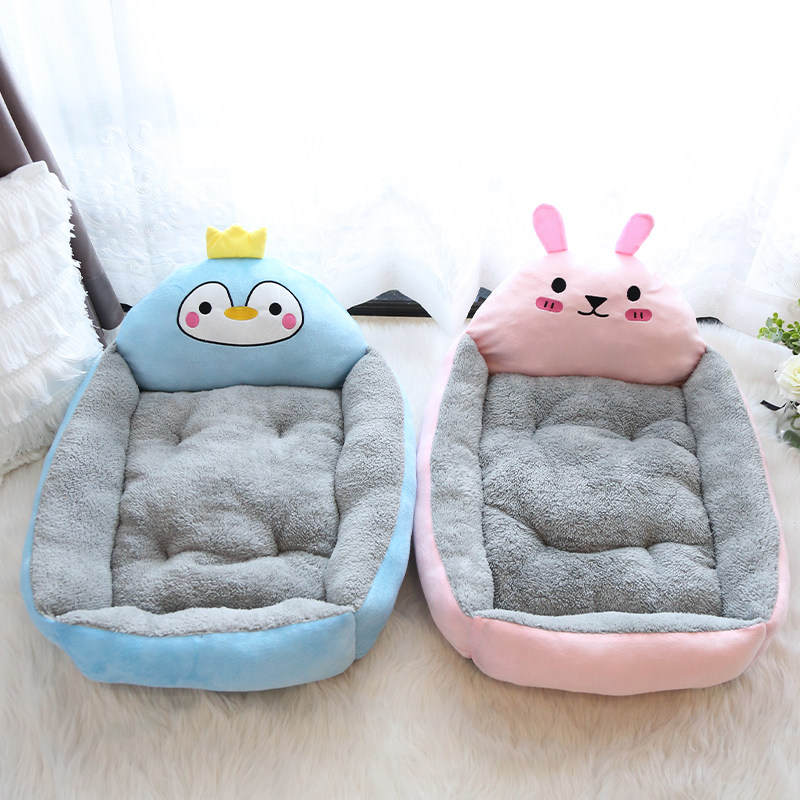 Winter Warm Cartoon Dog Covet Thickened All Season Universal Cat Nest Pet Nest Small Dog Teddy Mat Dog Bed