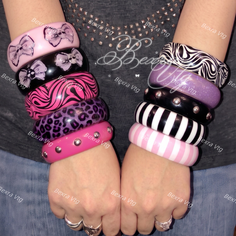 European and American Cross-Border Personalized Y2K Punk Hot Girl Multi-Color Irregular Printed Resin Bracelet ins Creative Colorful Bracelet European and American Cross-Border Personalized Y2K Punk Hot Girl Multi-Color Irregular Printed Resin Bracelet ins Creative Colorful Bracelet