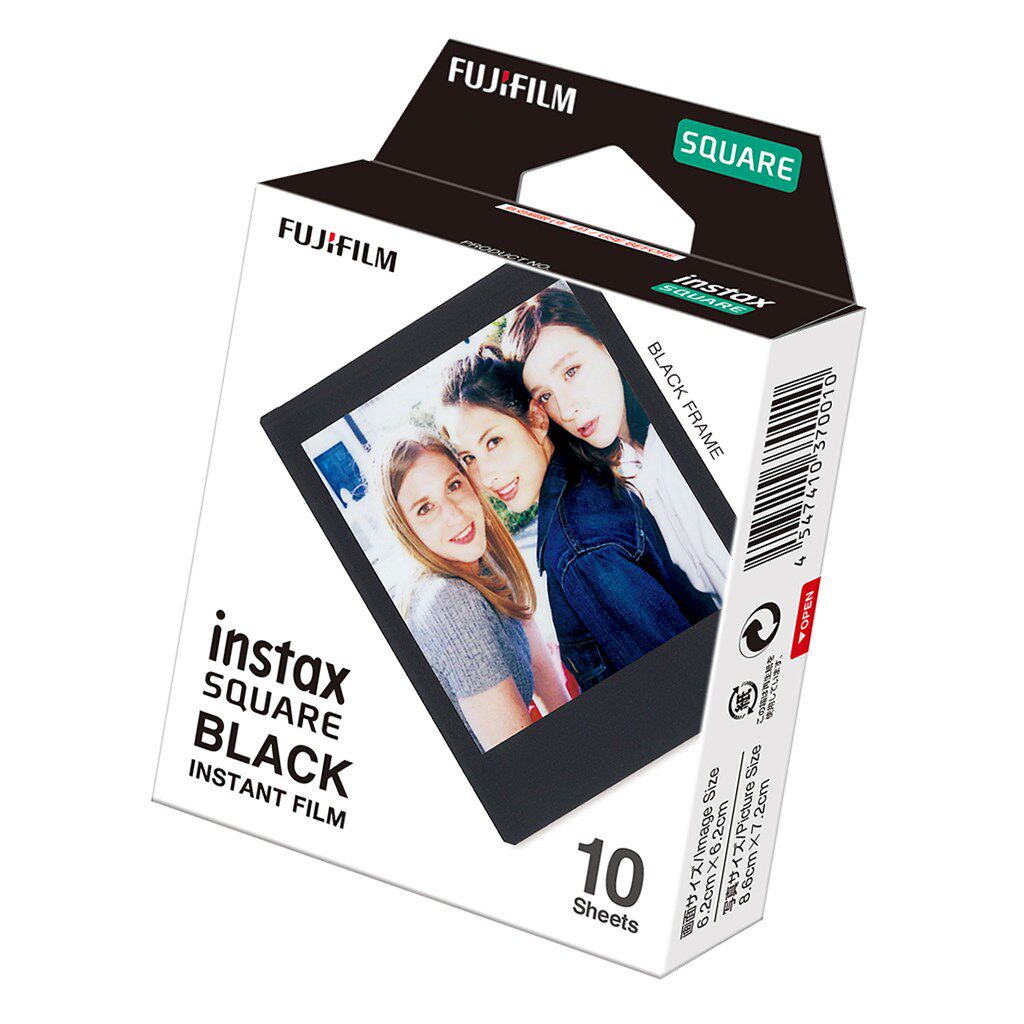 10 листов фото бумаги пленки Black Edge для Fujifilm Instax Square SQ20 SQ10 2019 Новый