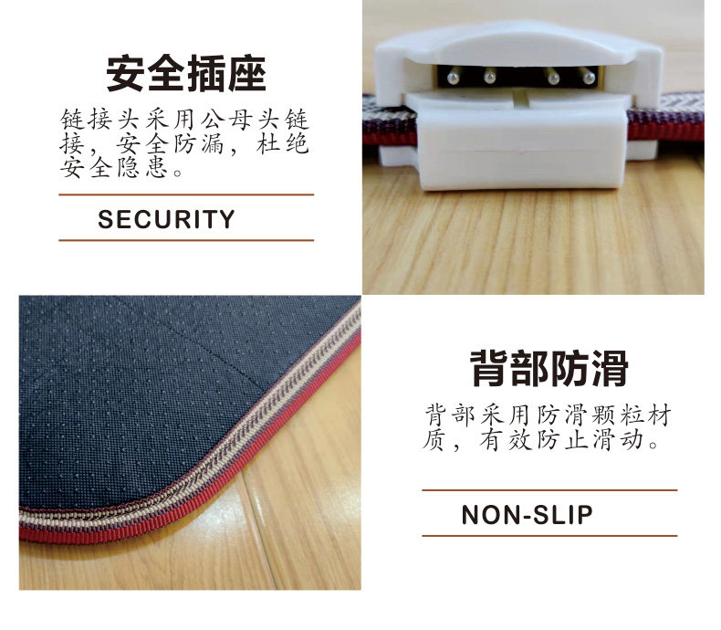 Warm Season Graphene Floor Heating Pad for Living Room Home Heating Floor Mat Heating Pad for Bedroom Foot Warmer