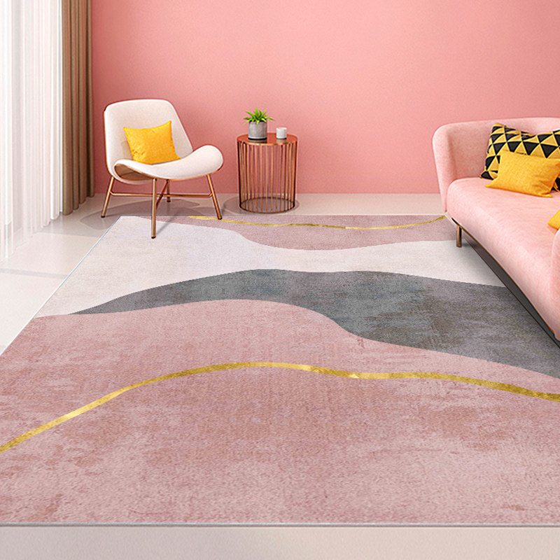 [Pink Series] Graphene Electric Heating Carpet Living Room Home Floor Heating Pad Separates Heating Carpet Floor Heating Blanket