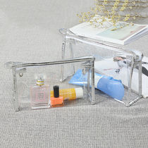 Multi-functionalized makeup bag transparent Korean capacity Small number portable minimalist washout with 2021 big jelly