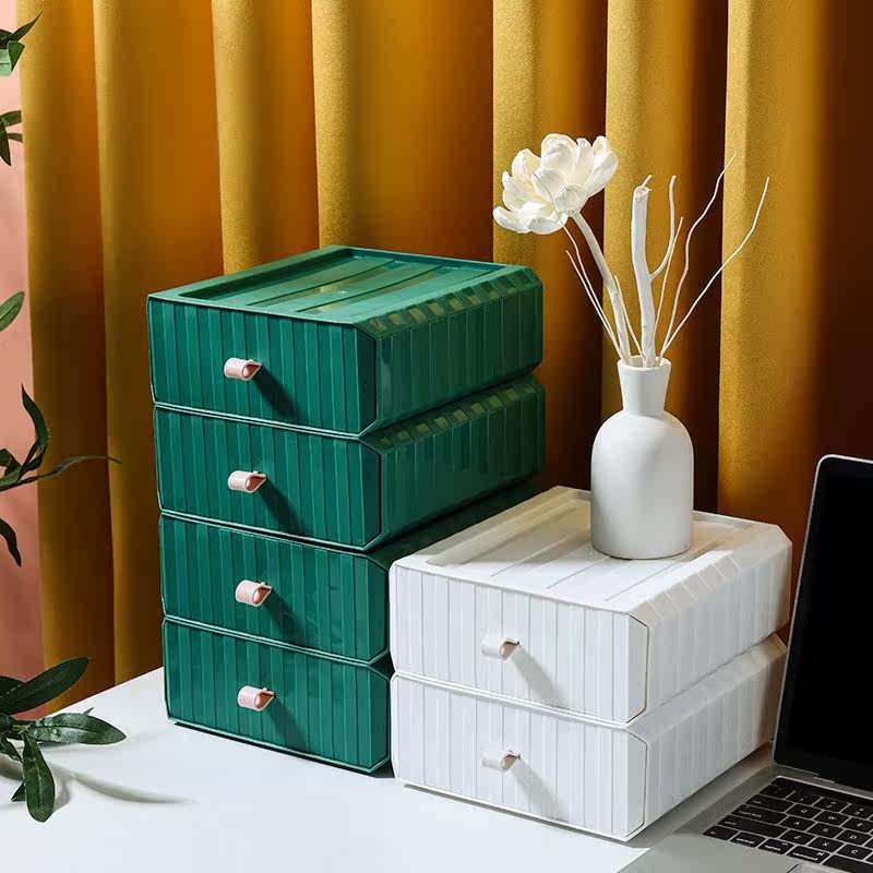 European style desktop storage box can be used to store small objects such as mask lipstick jewelry