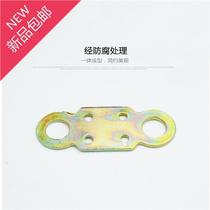 Fixed lock padlock lock box buckle nose buckle one hasp door padlock flat E angle right angle door nose door pair old luxury sales