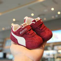 Autumn baby toddler Flats 0-2 year-old boys and girls Korean Boken shoes soft sole Non Slip Casual anti-drop shoes 9