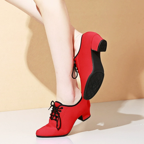 舞青云 Высокая спортивная обувь, туфли, ткань оксфорд, мягкая подошва