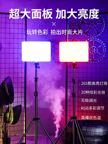 Светодиодный заполняющий свет, портативная дорожная лампа, красочные пряди волос, светильник