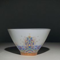 Antiques miscellaneous antiques porcelain Yongzheng year enamel pastel cups bags old fidelity handed down collections old objects