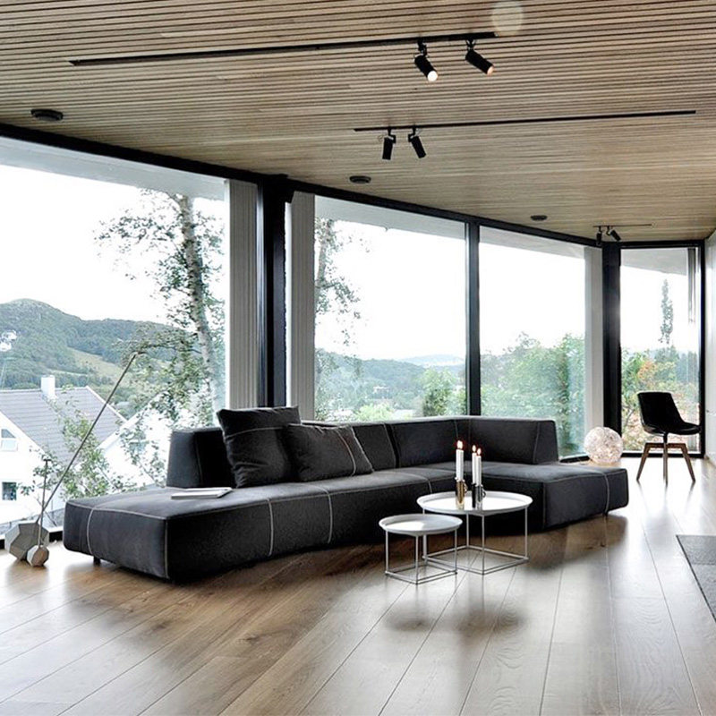 Luxury Luxury Module combined sofa Bend-Sofa Nordic Villa Designer Light Luxury Package Sofa