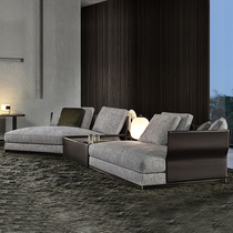 minott Italy light and luxurious sofa Sofa Villa Big Family 2021 New sofa Living room Full Atmosphere