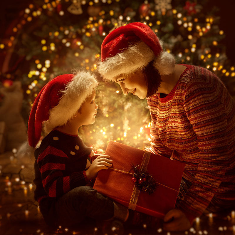 Christmas hat children become NPC plush dress headwear Christmas decorations thickened unweaver Christmas old man's hat