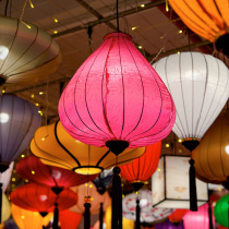 Middle Autumn Lantern Decoration Mall Middle Court Beauty Chen Hanging Decoration Vietnamese Diamond Drop Lantern Creativity Waterproof Lantern Pendant