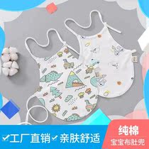 Infant thin apron 2-piece childrens apron spring summer and autumn pure cotton newborn baby children newborn baby universal play