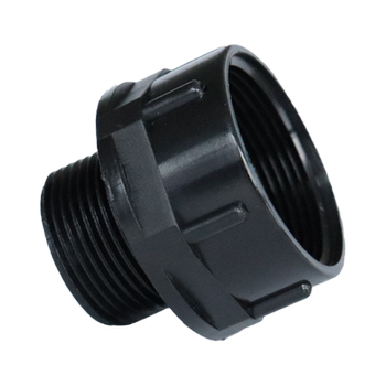 Black and white plastic diameter increase diameter adapter