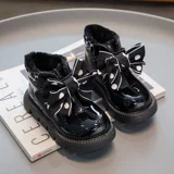 Martens, демисезонные зимние утепленные детские короткие сапоги, коллекция 2022, подходит для подростков