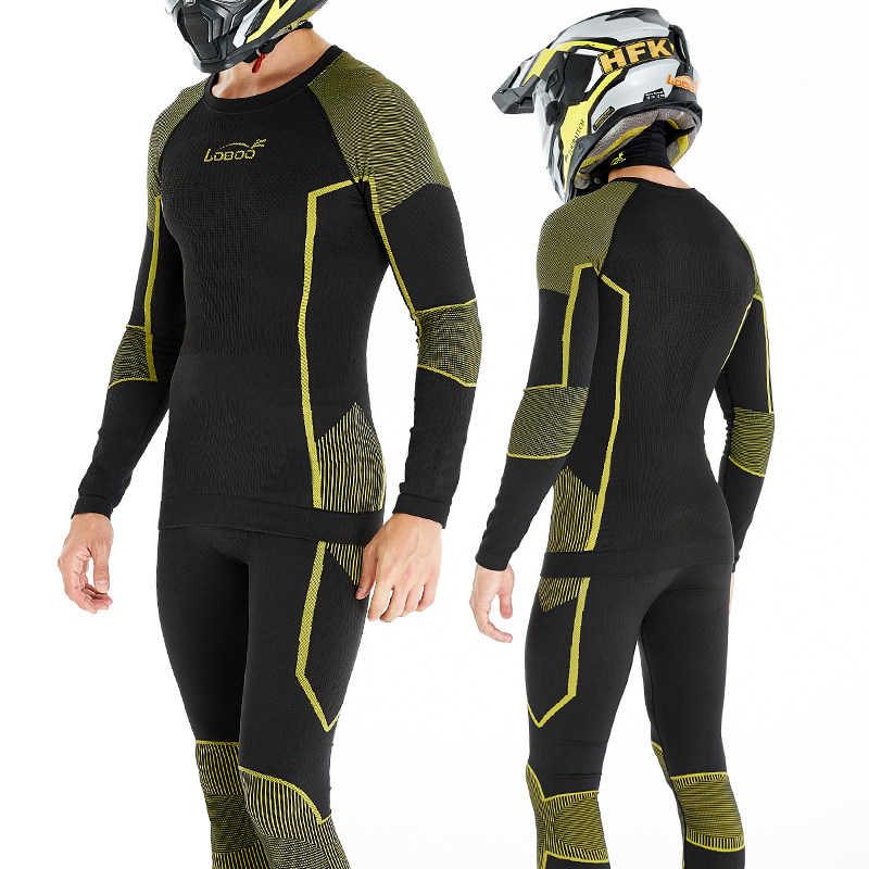 LOBOO Moto Brigade Versatile Riding Compression Clothing Tight Body Speed Dry Sweatshirt Motorcycle Riding Suit Warm Underwear-Taobao