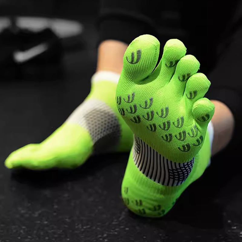 Five-Finger Yoga Socks, Summer Thin Sports Running Socks, Men's Non-Slip Floor Socks, Adult Pilates Socks