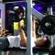 Clearance Sale Large Hole 5 10 15 kg Rubber-Coated Three-Hole Barbell Plates Gym Small Hole Dumbbell Plates Weights