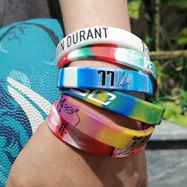 Basketball bracelet male Curry Bryant Owen James Durant Harden nba star sports luminous silicone