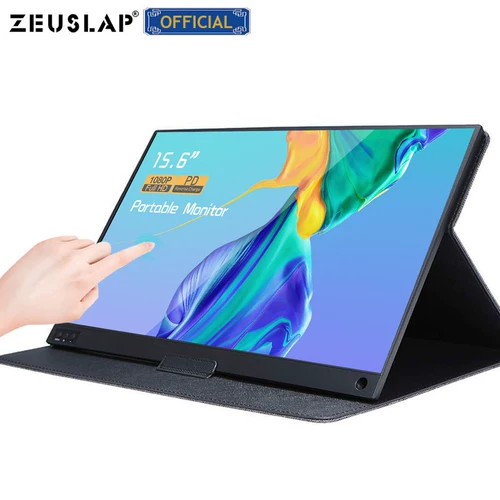 Zeus Lap New 15.6 -дюймовый аккумулятор, касающийся портативного монитора, раскрывает