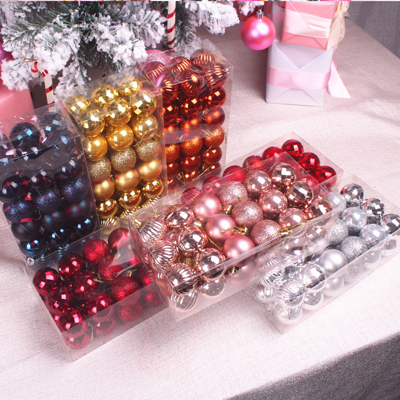 Christmas decorations ball hanging ball shop hanging ceiling pendant hanging ceiling roof color ball window shopping mall hanging decoration