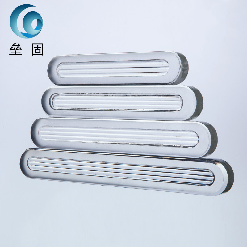 Liquid level gauge glass plate water level gauge glass plate glass water level gauge liquid level glass boiler accessories with grooves