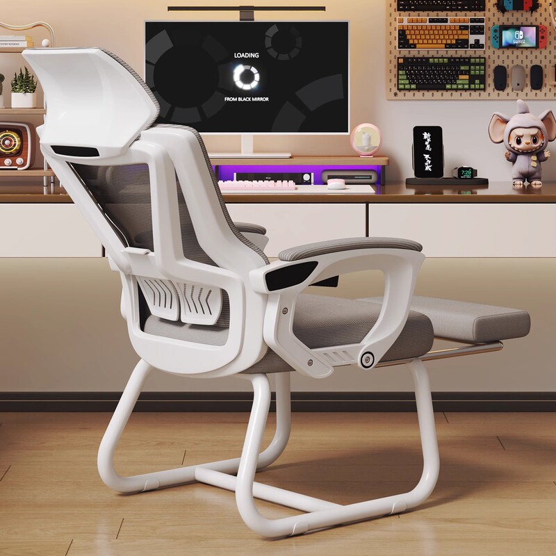 Computer Chair, Ergonomic Office Chair, Comfortable for Long Sitting, Workstation Nap Chair, Home Gaming Chair, Dormitory Desk Chair