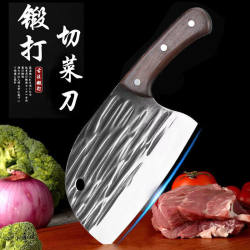 Popular Best Selling Fish Head Knife Sharp Kitchen Knife Hand Forged Chef Knife For Home Stainless Steel Meat Cutter Durable Front