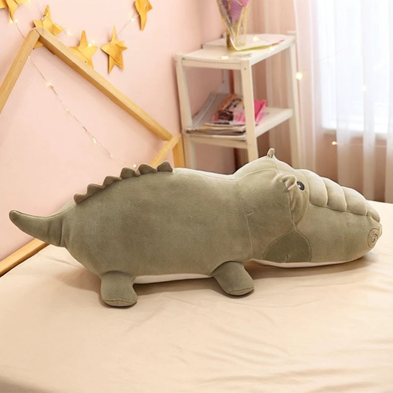 Premium Quality Crocodile Plush Toy 52cm Stuffed Pillow Crocodile Doll Toy Birthday Gift Guazai