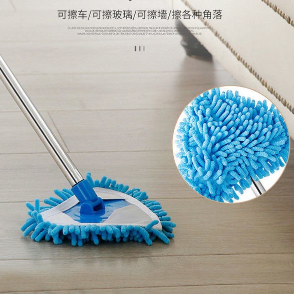 Triangle Dust Removal Mop Home Sweeping Roof Rubbing Wall God LAZY PEOPLE MULTIFUNCTION CEILING CLEANING TOOL SMALL MOP