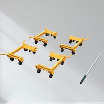 Wanzhong Mounted Automotive Manual Mobile Trailer 4 tons of yellow one set of lever