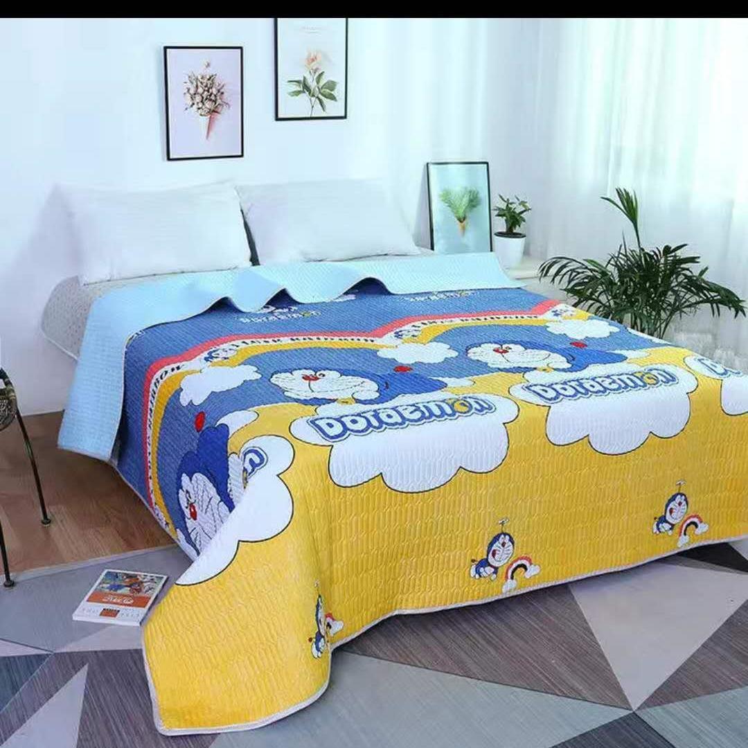 Four Seasons Bed Cover Snowflake Cotton Snowflake Cotton Clips Cotton Season Bed Cover Tatami Linen Multifunctional Bungable Quilted Quilts