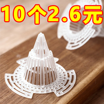 Flower pot bottom hole mesh pad plastic orchid drain cover succulent potted plant leak-proof soil mesh gasket bottom mesh breathable leakage