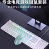 Wired Keyboard and Mouse Set, Mechanical Feel, USB Computer Desktop, Silent, Suitable for Office, E-Sports Games, Compatible with Lenovo