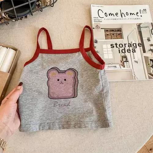 Летняя летняя одежда для девочек, детская короткая майка топ для раннего возраста, детская одежда