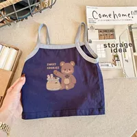 Темно-синий мишка-печенье