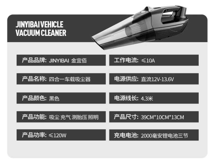 Máy hút bụi ô tô sạc không dây máy bơm không khí nội thất ô tô hộ gia đình hai mục đích mạnh mẽ 4 trong 1 máy công suất cao nước hoa để ô tô