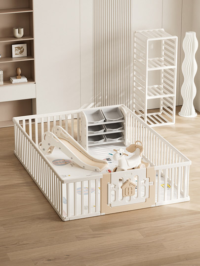 Baby Playpen with Crawling Mat for Indoor Use in the Living Room, Children's Play Fence